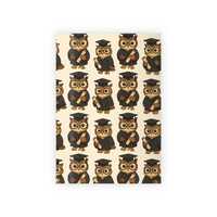 Graduation Owl Gift Wrap Roll, Cute Wrapping Paper for Graduation Gifts, Graduation Party, Owl Decor