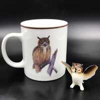 NICE VTG National Wildlife Federation Owl Mug #4, BIG Owl Mug, Vintage Owl Mug
