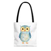 Cute Owl Tote Bag - Eco-Friendly Reusable Shopping Bag for Nature Lovers, Shopper Bag