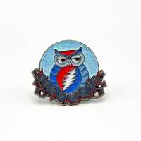 Grateful Dead Owl Enamel Pin