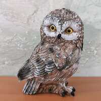 Owl, Little Cute Owl, Owl Figurine, Owl Statue, Owl Home Decoration, Owl Sculpture, Owl Art Decor, B