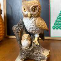 Vintage UCGG owl figurine made in Japan 1970s