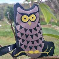 Spooky soft Owl toy
