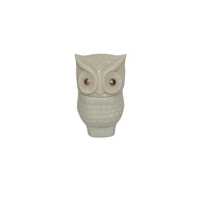 Vintage 70s Avon Off White Owl Glass Lotion Bottle/Jar Empty Owl Collectible, Gift For Owl lover, Fa