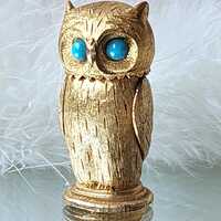 Vintage Florenza Golden Owl Saccarin Holder
