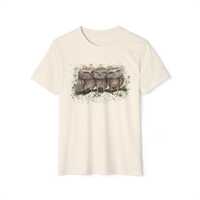 Nature-Inspired Owl T-Shirt, Eco-Friendly Tee, Gift for Owl Lovers, Sustainable Fashion, Animal Tee,