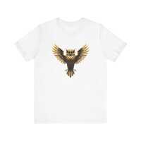 Majestic Owl Graphic Tee | Unisex Short Sleeve T-Shirt, Animal Lover Gift, Nature-Inspired Apparel, 