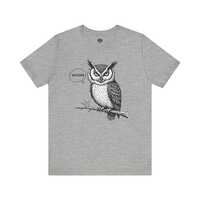 Whom? Owl Unisex T-Shirt