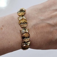Vintage Owl Bracelet by KJL Kenneth Jay Lane