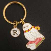 Owl Keychain: Personalized Student Book Keyring