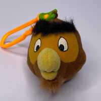 Disney Winnie The Pooh Owl Key Chain Clip On Plush 6" Tall 1999 NO TAG McDonalds Happy Meal Toy