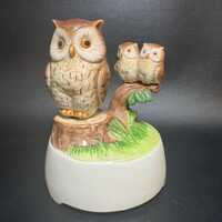 Otagiri Owl Music Box