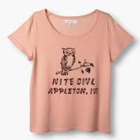 70s Vintage OWL Printed Tee by VERT DENSE