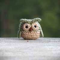 Mini Owl-Crochet-Amigurumi-Owls-Crochet Owl-Crochet Animal-Stuffed Animal-Stuffed Owl-Owl Stuffed An