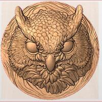 Owl CNC Relief &ndash; STL + VCarve/Aspire File + G-Code &ndash; Instant Download