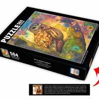 Limited Edition Owl Jigsaw Puzzle, 504 Piece, 20 x 16