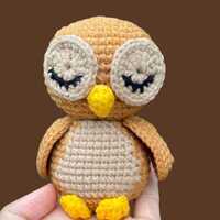 Owl Crochet Pattern PDF, Amigurumi Owl Tutorial, DIY Plush Decor, Instant Download, Easy Crochet Pat