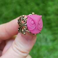 Enchanting Owl Filigree Adjustable Ring – A Delightful Addition to Any Outfit, Perfect Gift fo