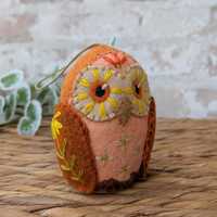Lavender Filled Embroidered Hanging Owl