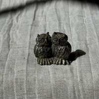 VGT PEWTER OWL,vintage mini owl figurine,vintage mini owl,vintage hudson owl,vintage hudson mini pew