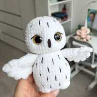 Mini Owl Amigurumi Crochet Pattern,Tiny Crochet Owl Pattern – Cute Amigurumi DIY Toy,Owl Plush