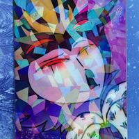 Holographic Sad Owl Sticker: Helluva Boss Fan Art Vinyl Decal