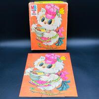 Vintage 60s Milton Bradley Pastel Pets Owl Puzzle - 25 pcs COMPLETE: Mid-Century Anthropomorphic Kit