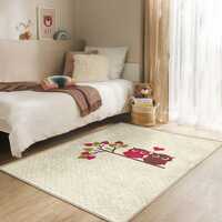 Soft Owl Playroom Rug – Cozy Nursery - Kids Room Carpet, Ideal for Reading Nooks, Play Areas -