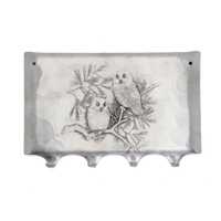 Wendell August Forge owls aluminum hanging key holder