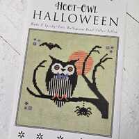 Hoot-Owl Halloween...Artful Offerings...cross stitch chart...autumn
