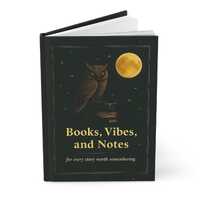 Owl Hardcover Journal: Elegant Moonlit Design, Gift for Writers
