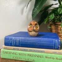 Marble owl head