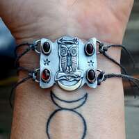 Sterling Silver Owl Bracelet