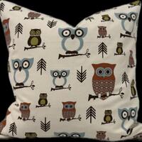 Lucky Owl 20x20 Custom Pillow