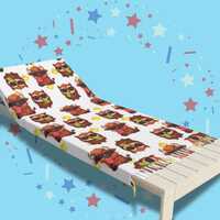 Beach Towel | Bison & Owl Popsicle Pattern | Boho Summer Vibe for Animal Lovers and Outdoor Fun
