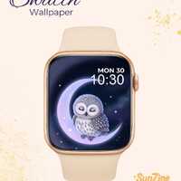 Mystic Owl Dream | Night Owl Watch Face | Fantasy Moon Wallpaper