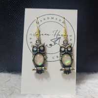 Owl earrings, handmade earrings, Unique earrings for her
