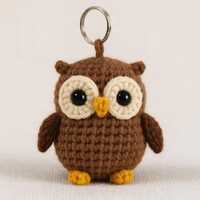 Crochet Owl Keychain Pattern – Easy Amigurumi Toy (PDF Pattern)