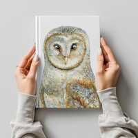 Barn Owl Watercolour Notebook — Nature Art Journal for Owl Lovers