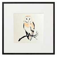 Original Watercolour Barn Owl (A4)