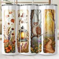 Fall Brushstrokes Png, Autumn Png, Owl Png, Fall Lantern Png, Autumn Leaves Png, Autumn Forest Png, 
