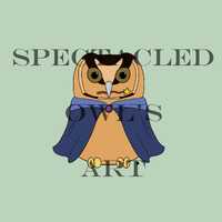 Chibi Buff Fronted Owl Adopt | Blue Mage