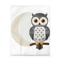 Gray Owl Duvet cover