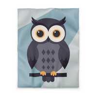 Blue Owl Duvet cover