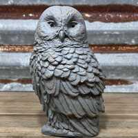 Owl Figurine Owl Statue Shabby Chic Bird Bird Farmhouse Decor Owl Tabletop Decor Bird Lover Gift Bir