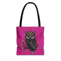 Whimsical Owl Tote Bag | Perfect Gift for Bird Lovers, Forest Eco-Friendly Shopping Bag, Artsy Purse