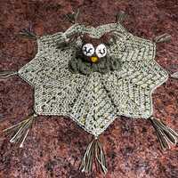 Baby owl loveys crochet handmade