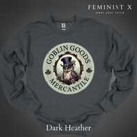 Goblin Goods Owl Archivist Sweatshirt Halloween Shirt Fall Shirt Spooky Season Trick or Treat Back t