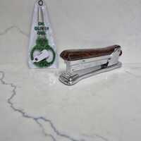 Vintage Sassafras Enterprises Dr. Oliver Owl Scissors Japan Made and Vintage aceliner desk stapler.