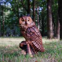 The Virginia Owl Owl Made of wood Owls Sculpture Art Hand Made Carving woodGiftmadeofwood woodenowls